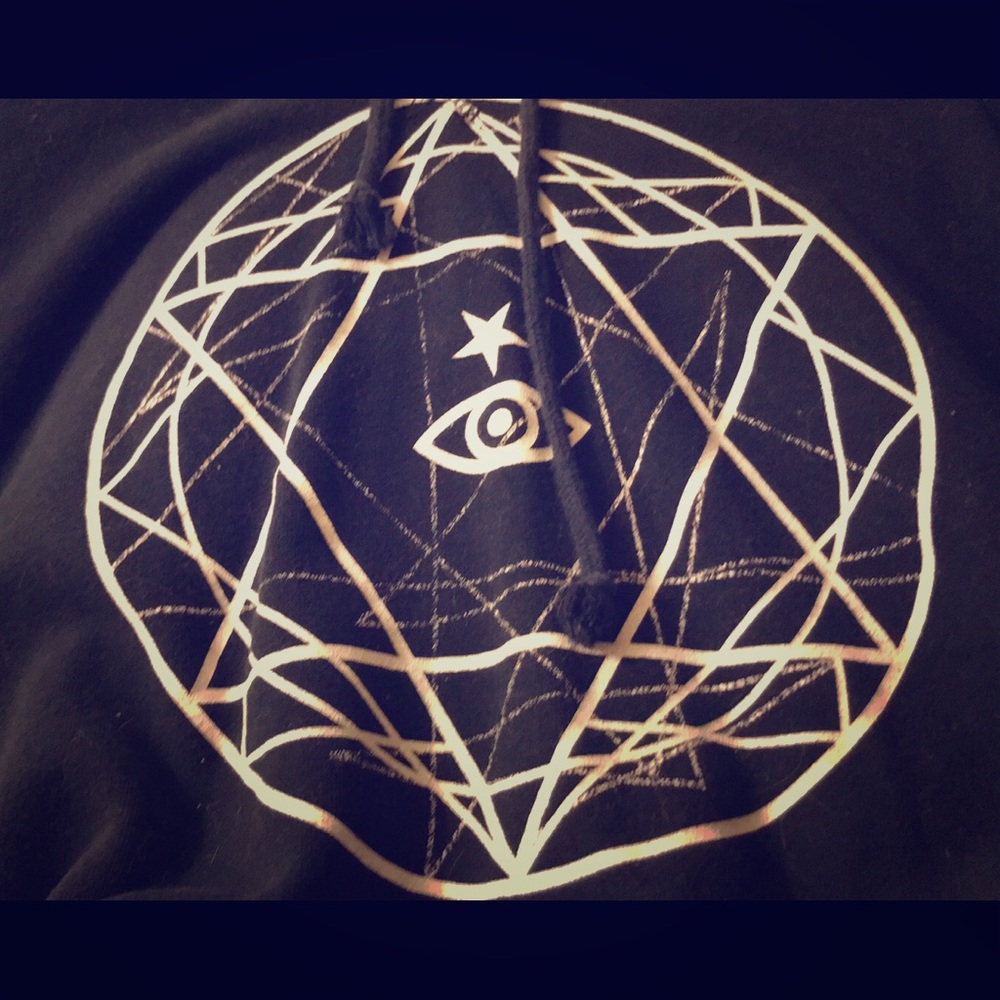 The Occult Crop-Top Hoodie circa 2013